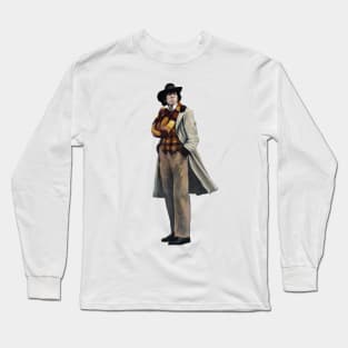 The 4th Dr Who: Tom Baker Long Sleeve T-Shirt